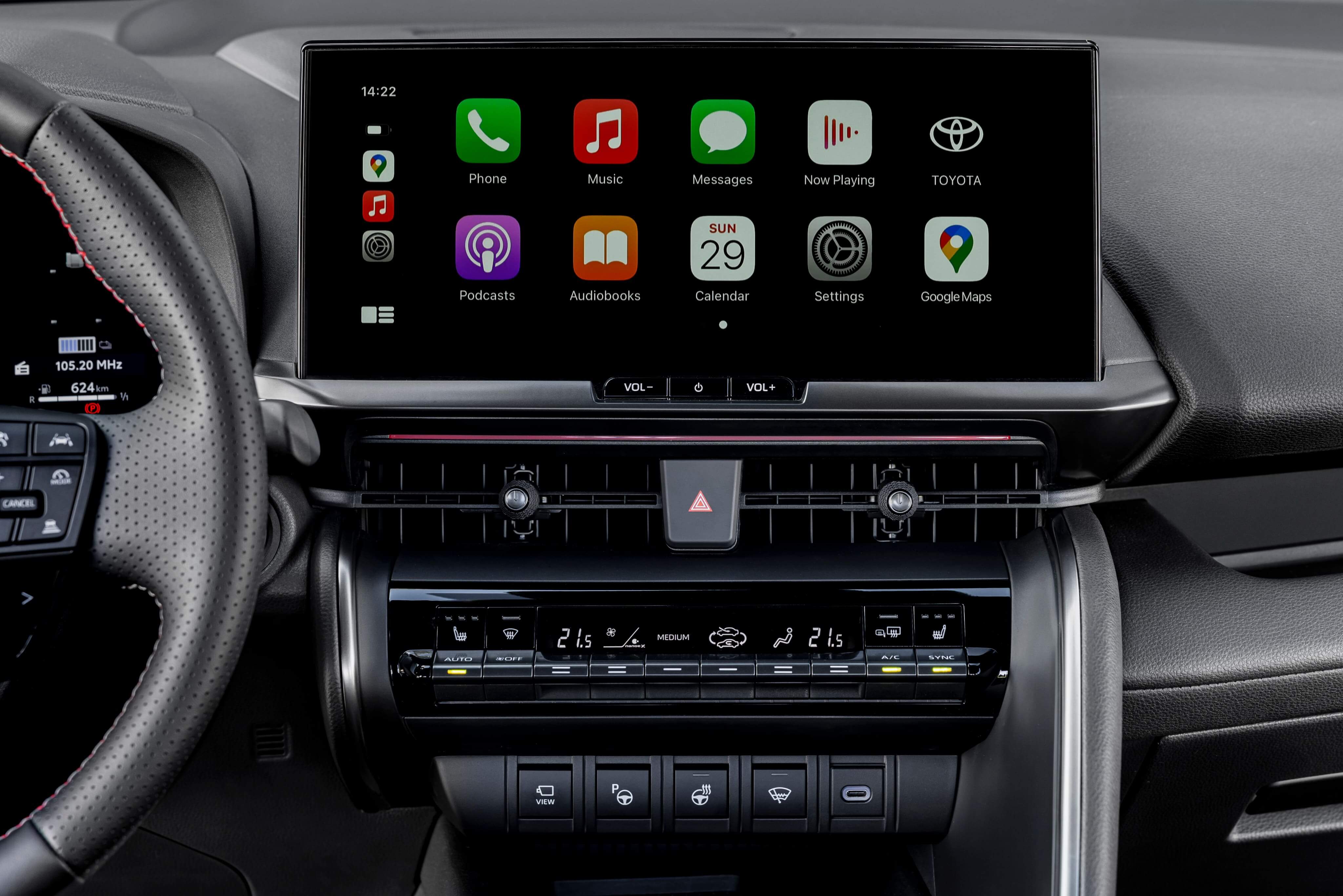 Écran média tactile